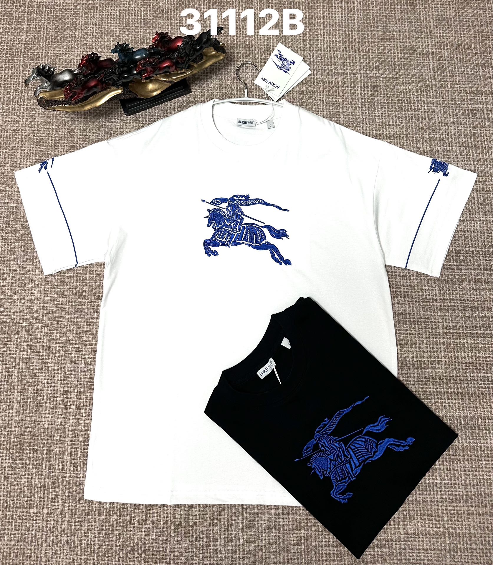 Burberry Royal Blue EKD Logo T-Shirt