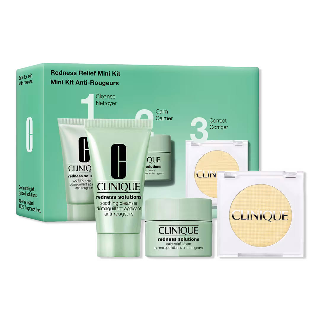 Clinique  Redness Relief Skincare Set