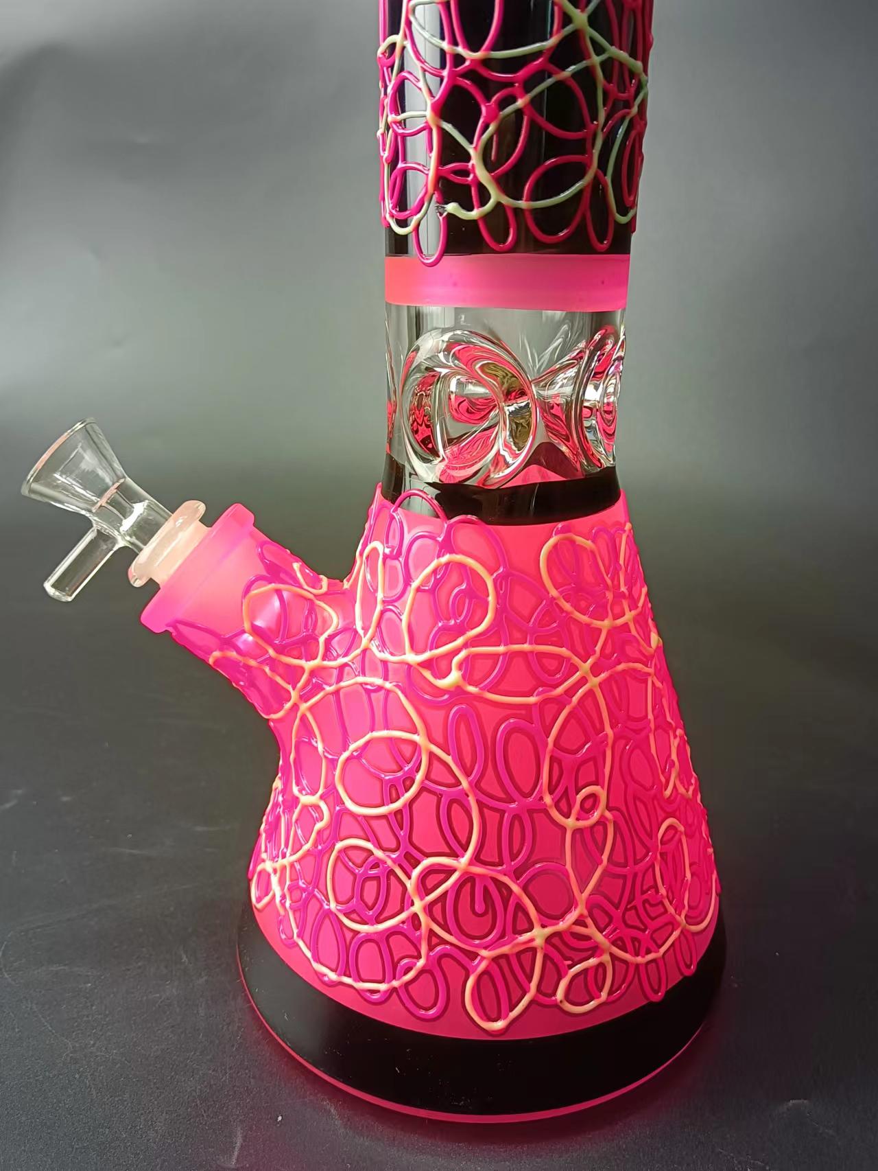 20 Swirl Glass Beaker Bong