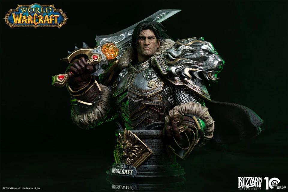 World of Warcraft - Varian Wrynn | 1:3 Resin Statue | by Blizzard