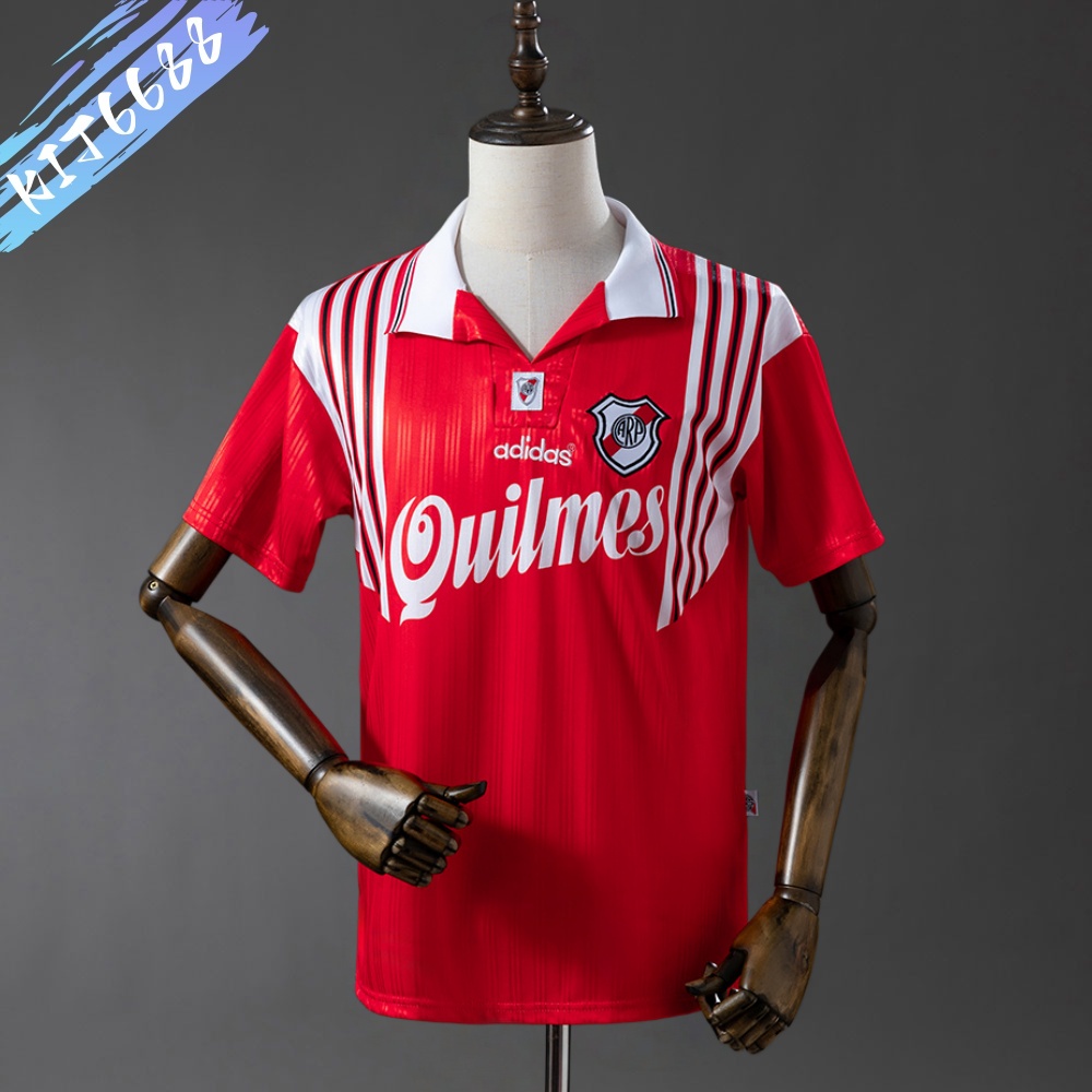 1995/1996 River away  Retro Football Shirt（Fans version）