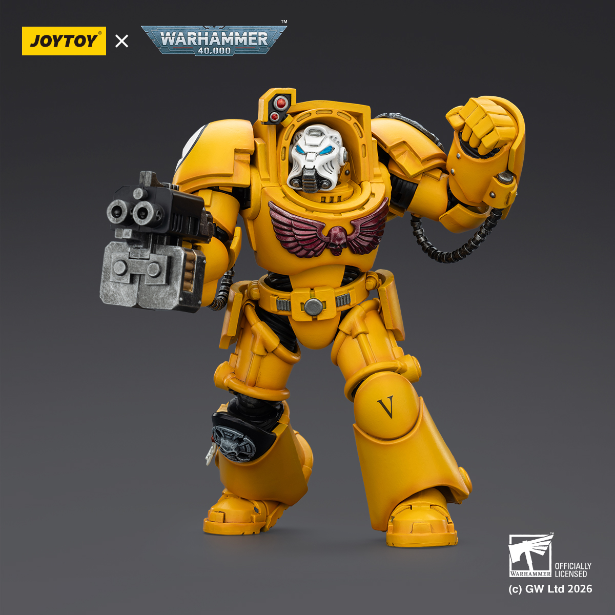 JOYTOY Warhammer 40k 1: 18 Imperial Fists Terminators - JOYTOY WORLD
