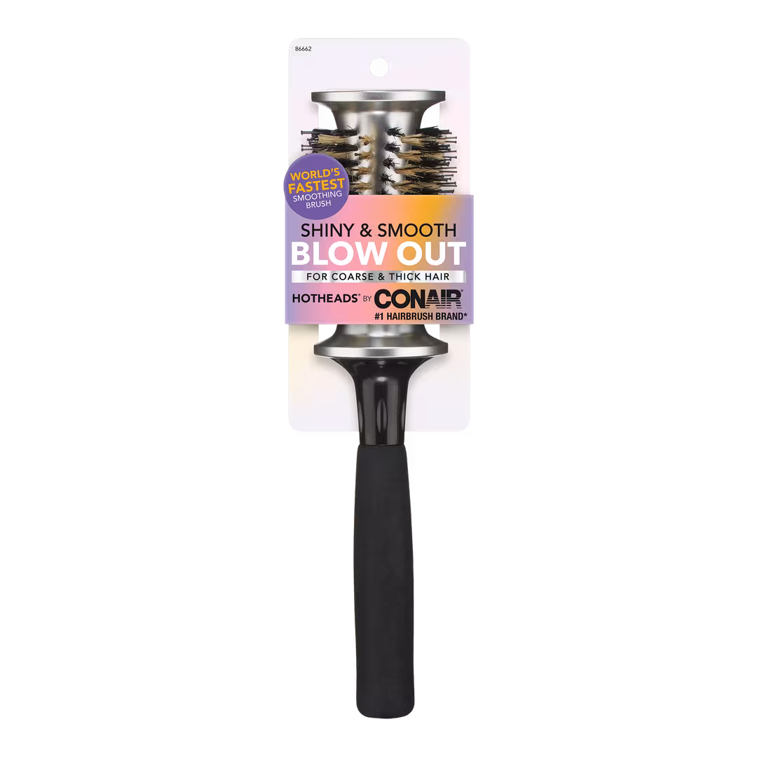 Conair  Hotheads Shiny & Smooth Blow Out Smoothing Brush