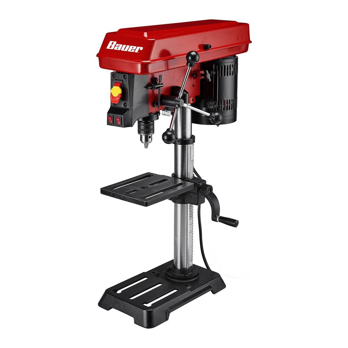 BAUER 10 in., 5-Speed Bench Drill Press with Light