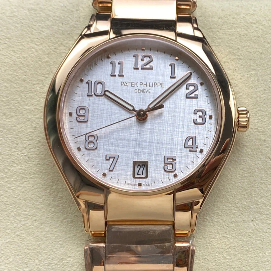 PATEK Twenty-Four 36mm Pink Gold White Dial