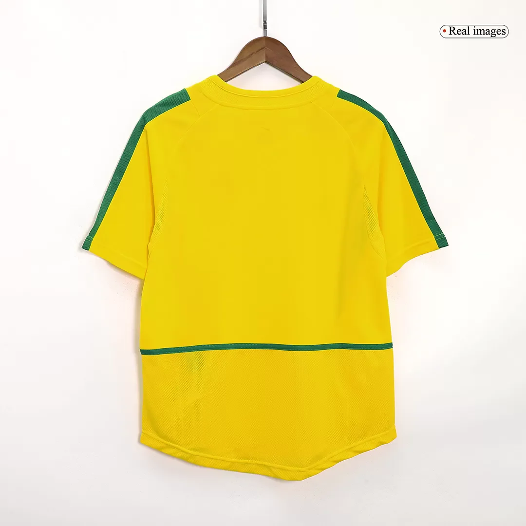 Retro 2002/03 Brazil Home Soccer Jersey
