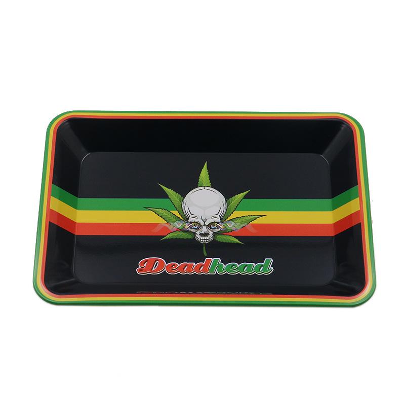 Small Metal Cigarette Rolling Tray Hand Roll