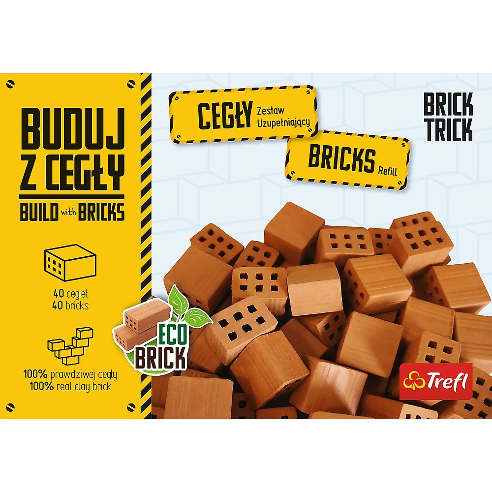 Brick Trick Cegły Połówki 40 Sztuk