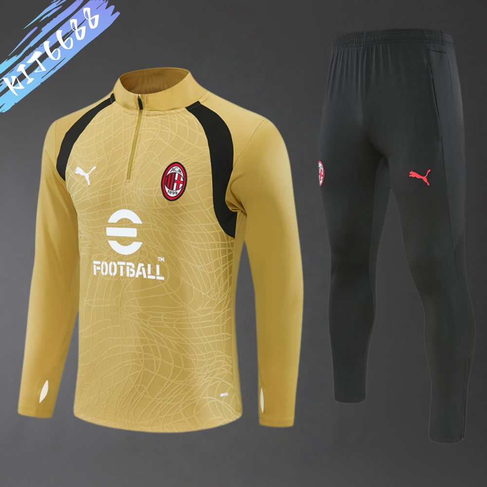 2026/2027 AC Milan  Half Pull Training Uniform (adult Kids Kit)