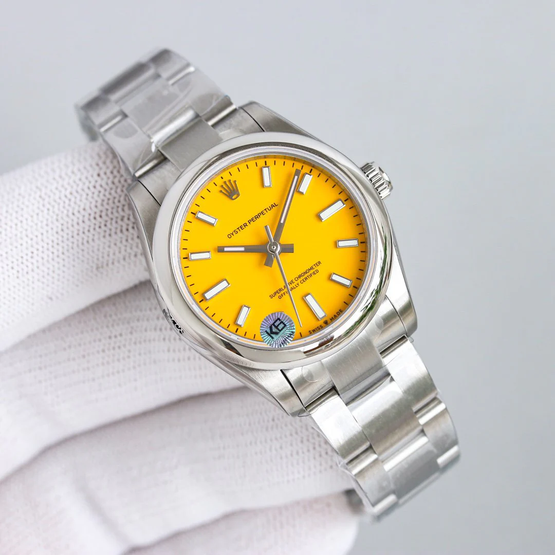 Rolex Watch OYSTER PERPETUAL 31MM YELLOW DIAL