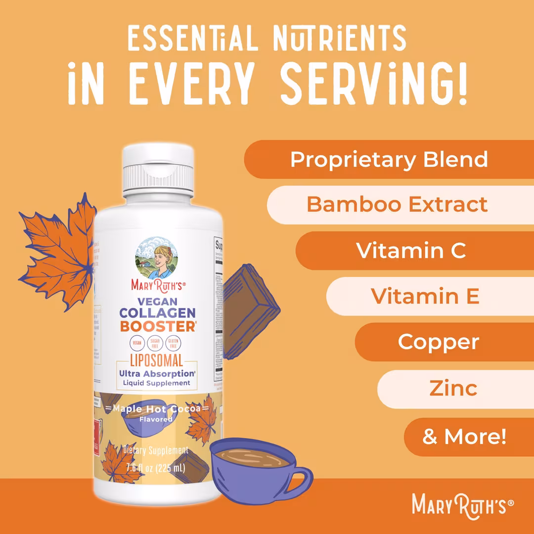 MaryRuth's  Vegan Collagen Booster Liposomal Maple Hot Cocoa