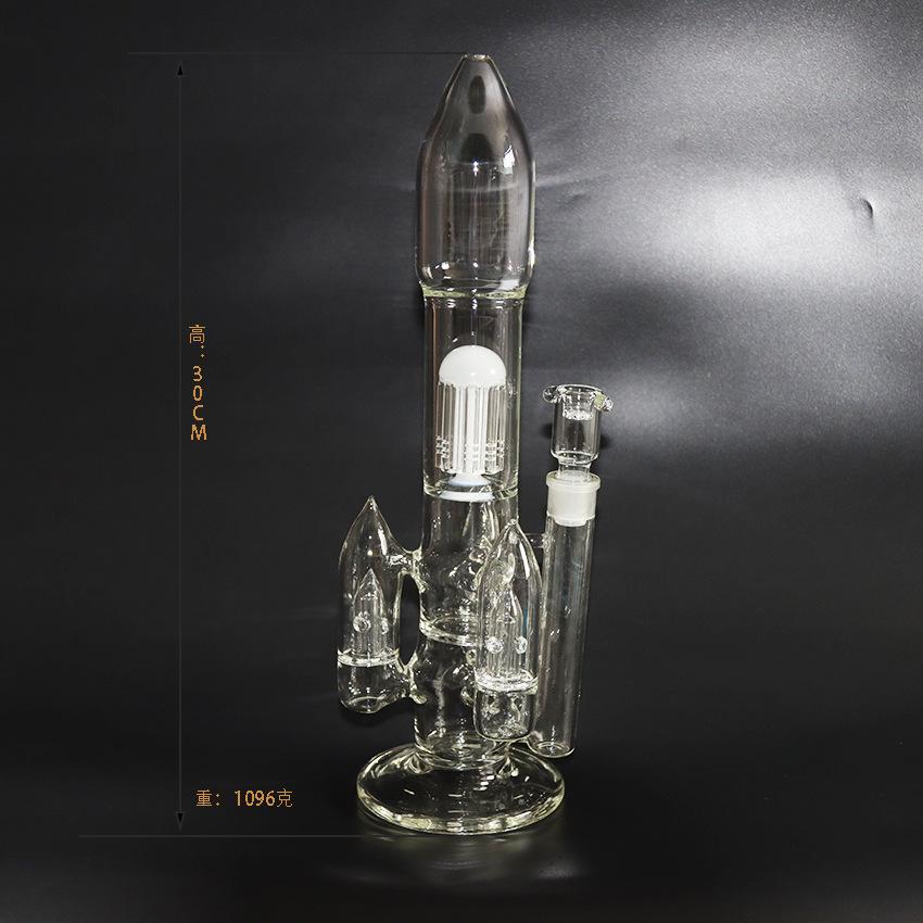 11 Rocket Tree Perc Glass Bong