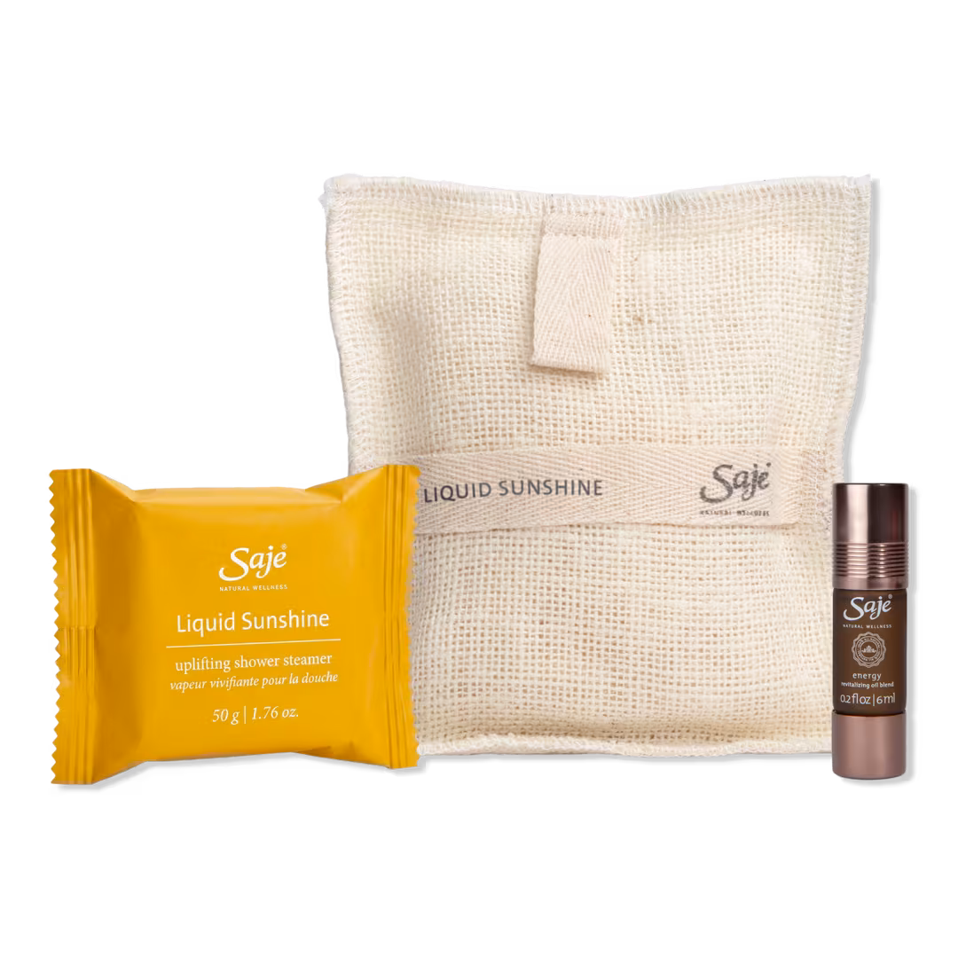 Saje Natural Wellness  Bright Mornings Body Care & Energizing Kit