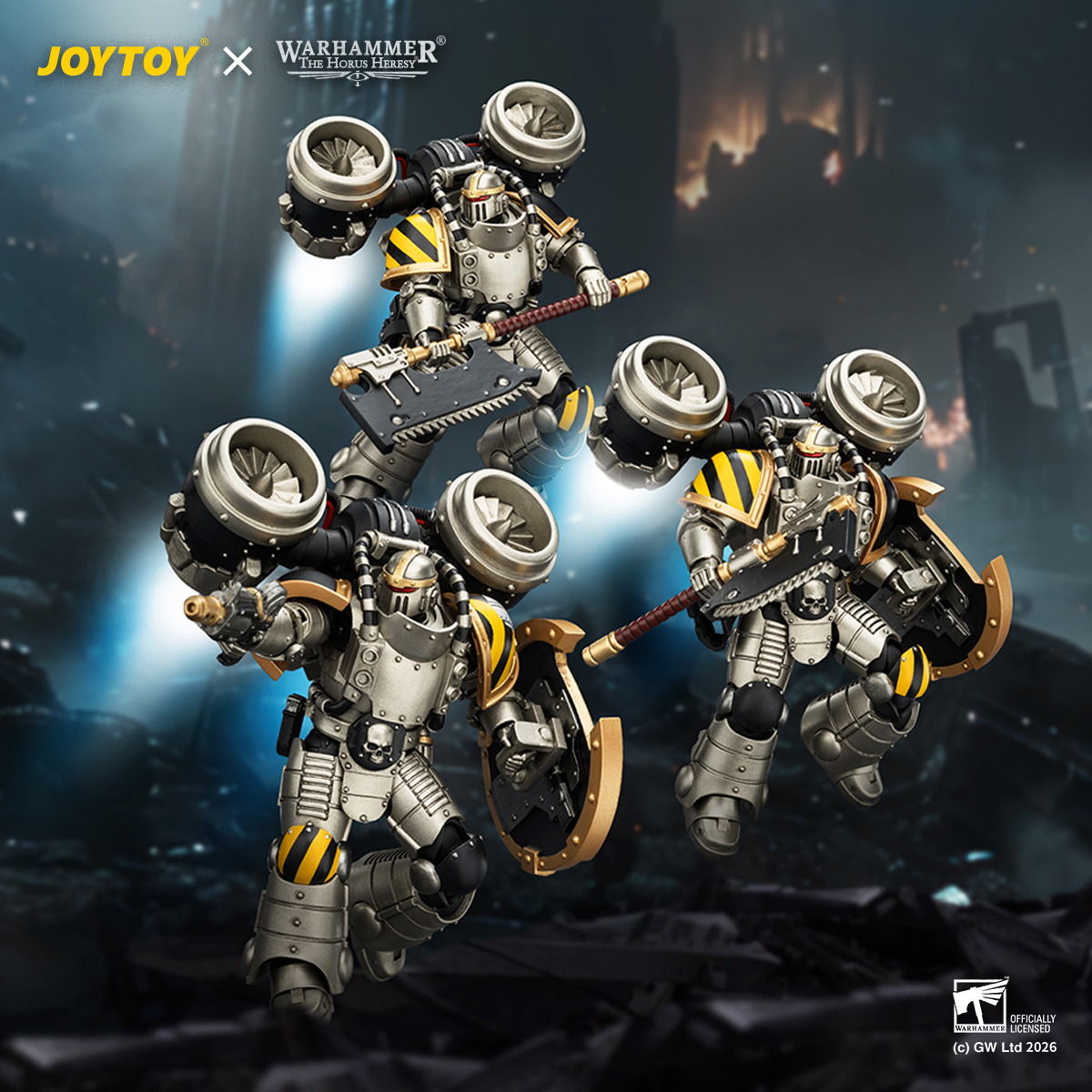 JOYTOY Warhammer The Horus Heresy 1:18 lron Warriors MkII Assault Legionary - JOYTOY WORLD