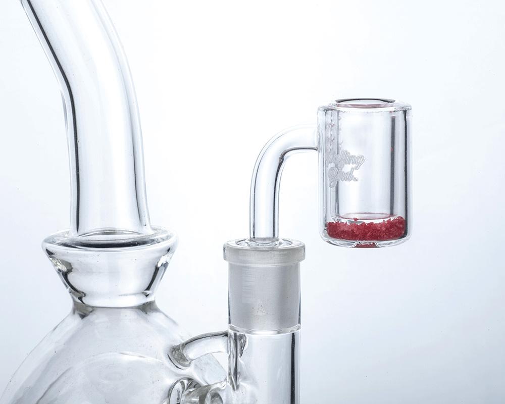 Thermochromic Banger Red Glass - By Puffing Bird