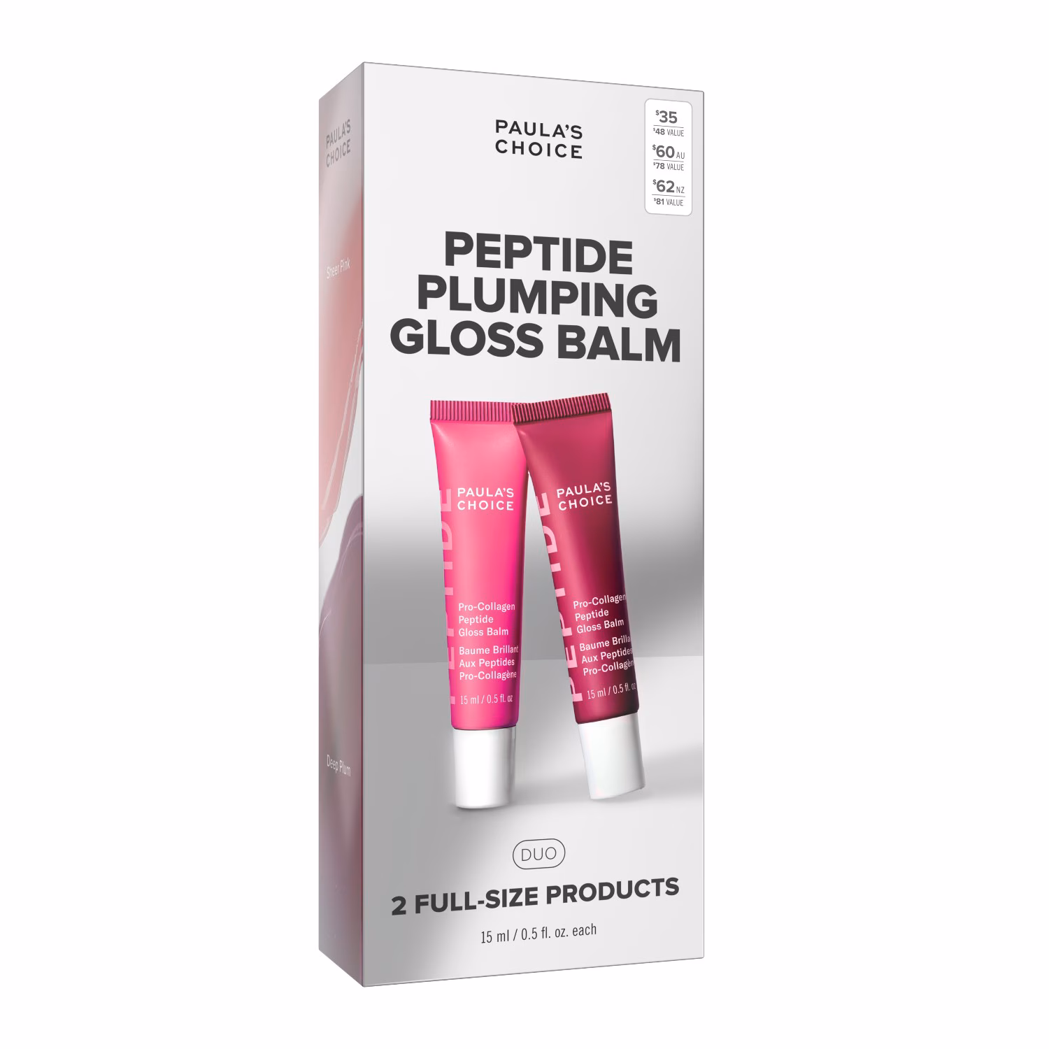 Peptide Gloss Balm Duo