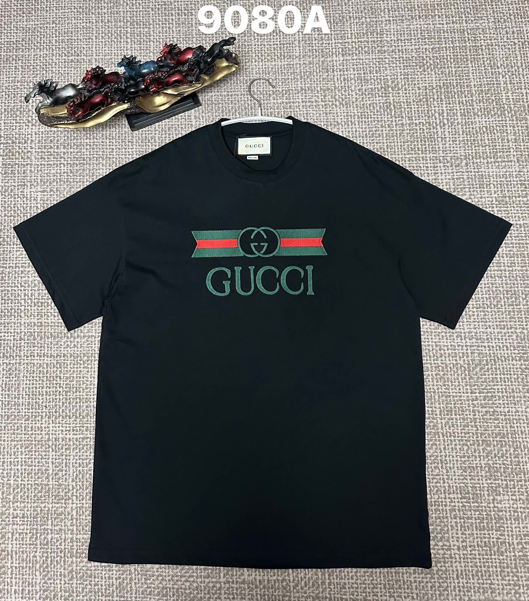 Gucci Interlocking G Web Print T-Shirt
