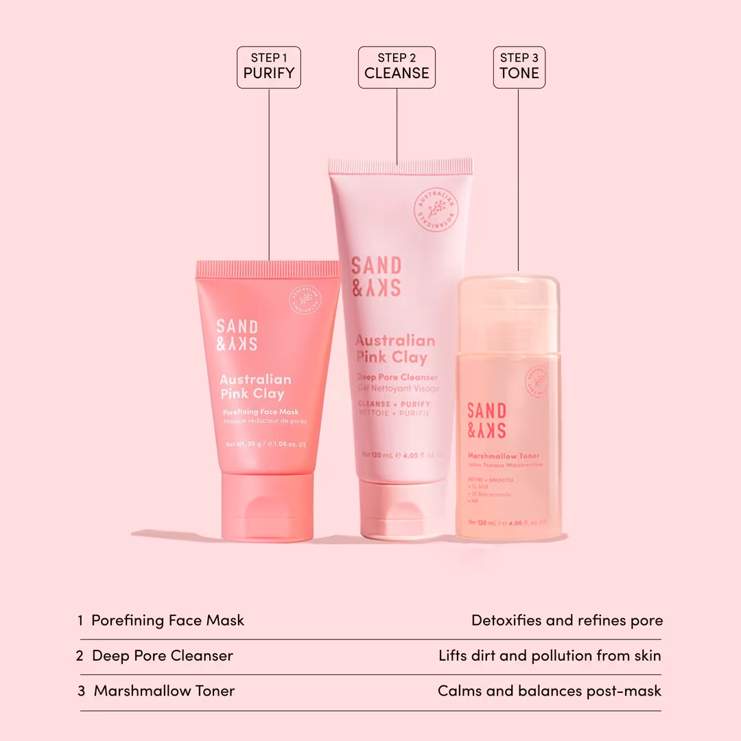Sand and Sky  Pore Minimising Kit