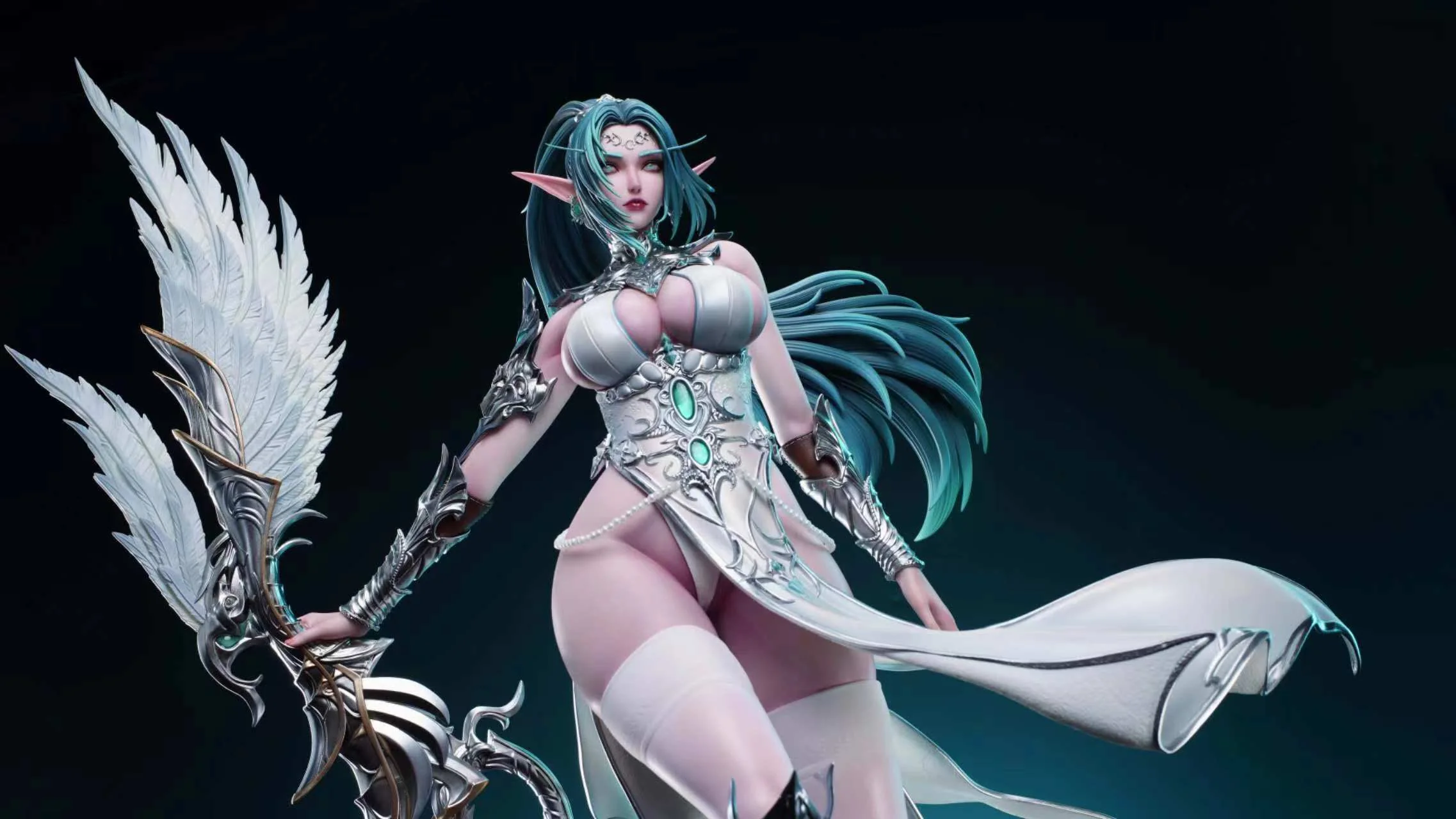 World of Warcraft - Tyrande Whisperwind | 1:4 Resin Statue | von BUS Studio