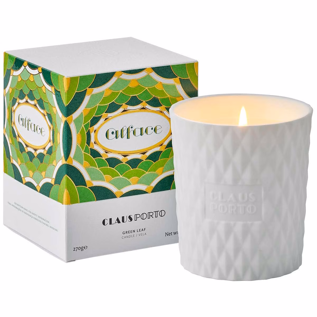 Alface Green Leaf Candle