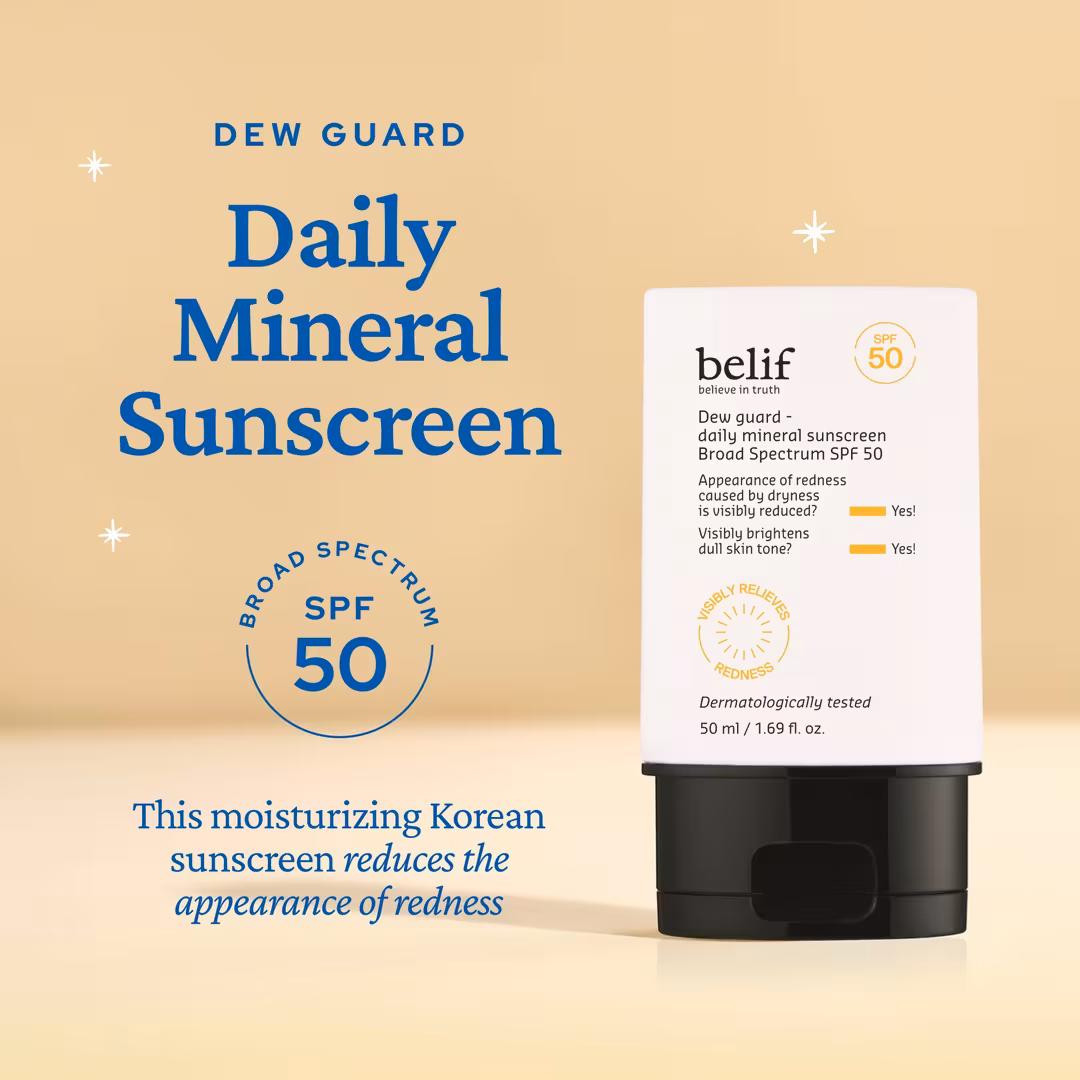 belif  Dew Guard Daily Mineral Sunscreen SPF 50