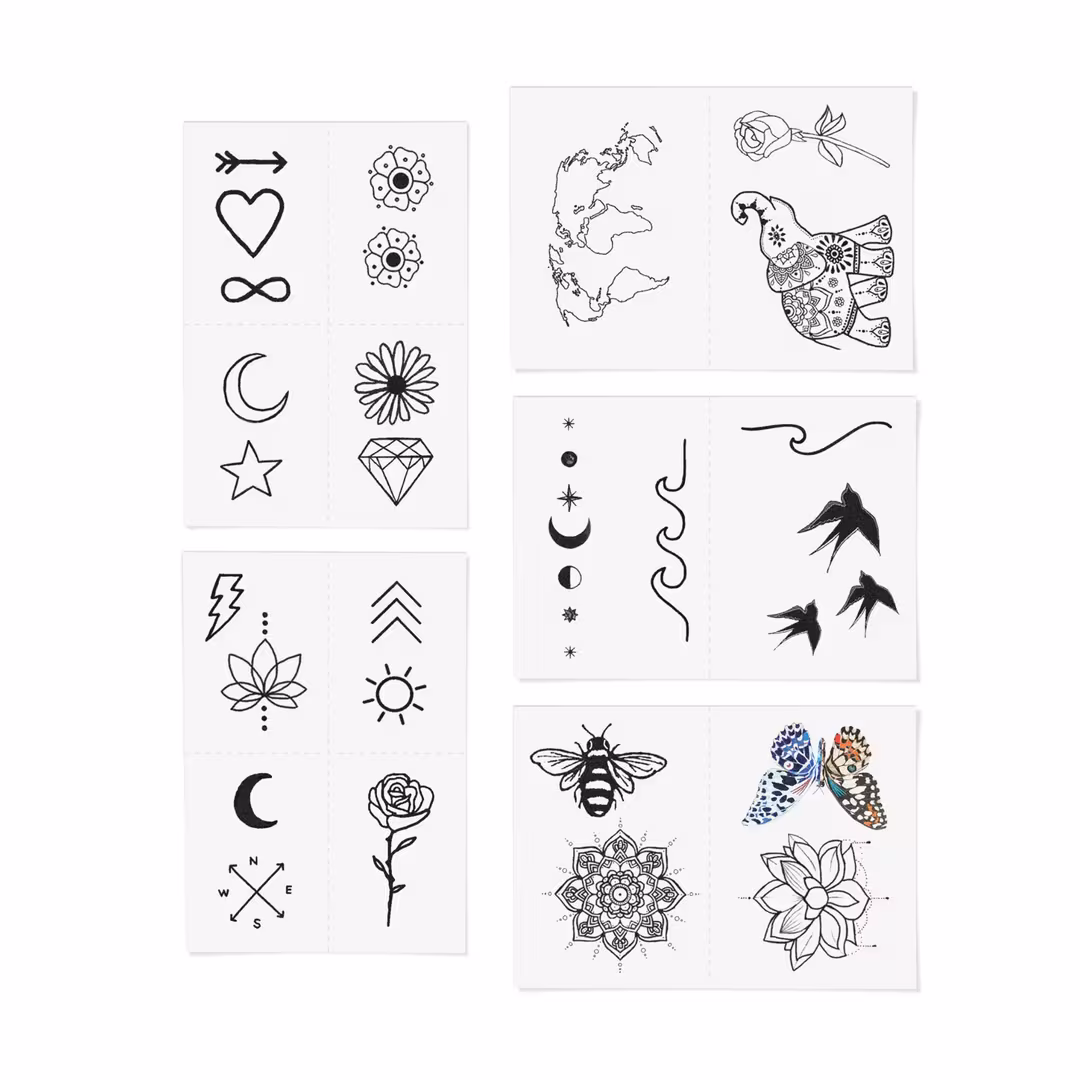 Inked by Dani  Best Sellers Temporary Tattoo Pack