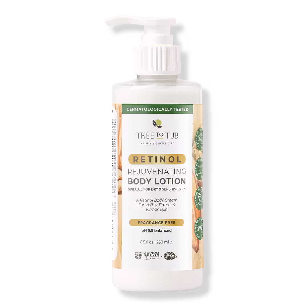 Tree To Tub  Anti-Aging Retinol Body Lotion for Tighter & Firmer Skin