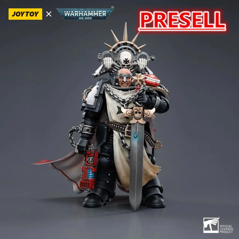 JOYTOY Warhammer 40k 1: 18 Black Templars Marshal Primaris Sword Brethren and Emperors Champion - JOYTOY WORLD