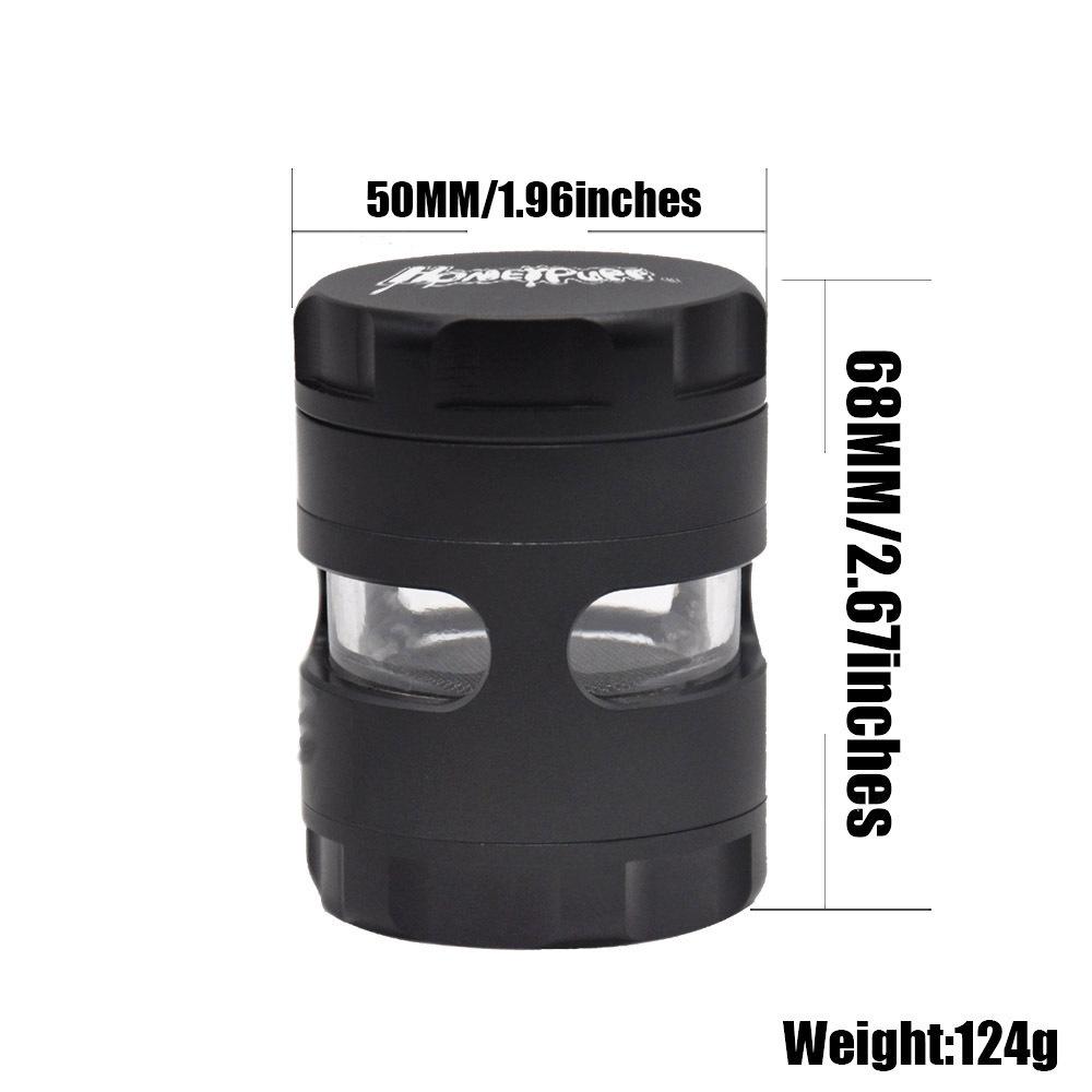 Window Aluminum Alloy Weed Grinder 4 Layer