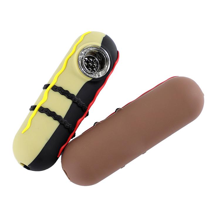 Sausage Silicone Hand Pipe
