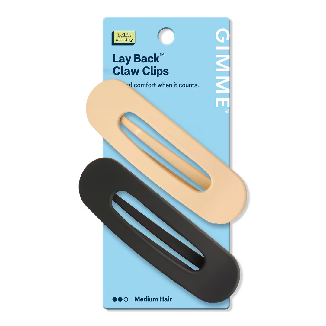 GIMME beauty  Slim Lay Flat Claw Clip for Medium Hair