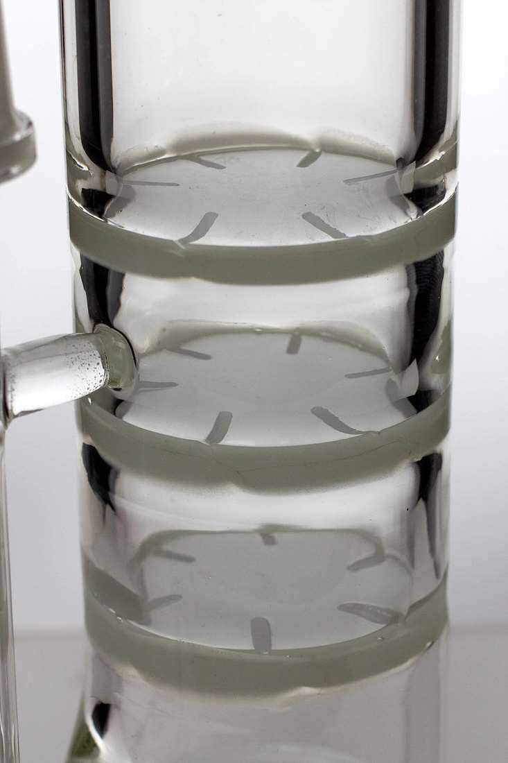 13 Ghost 2-in-1 Triple Flat Honeycomb Bong
