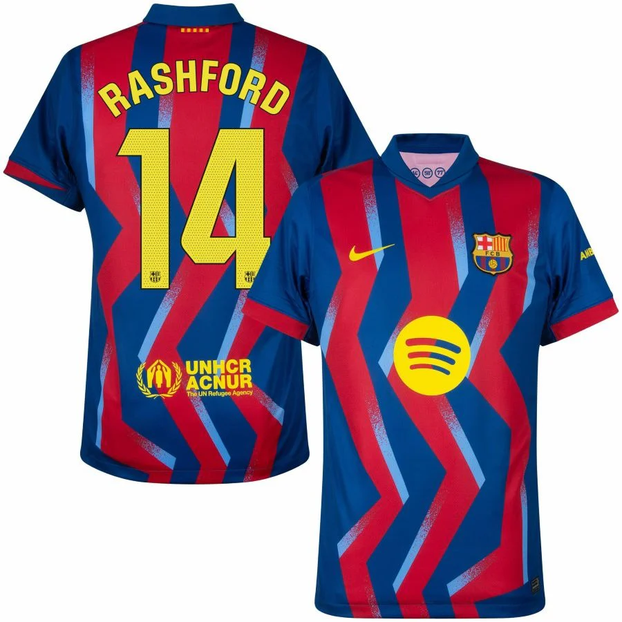 Barca Rashford 14 Fourth Jersey Men 2025 2026