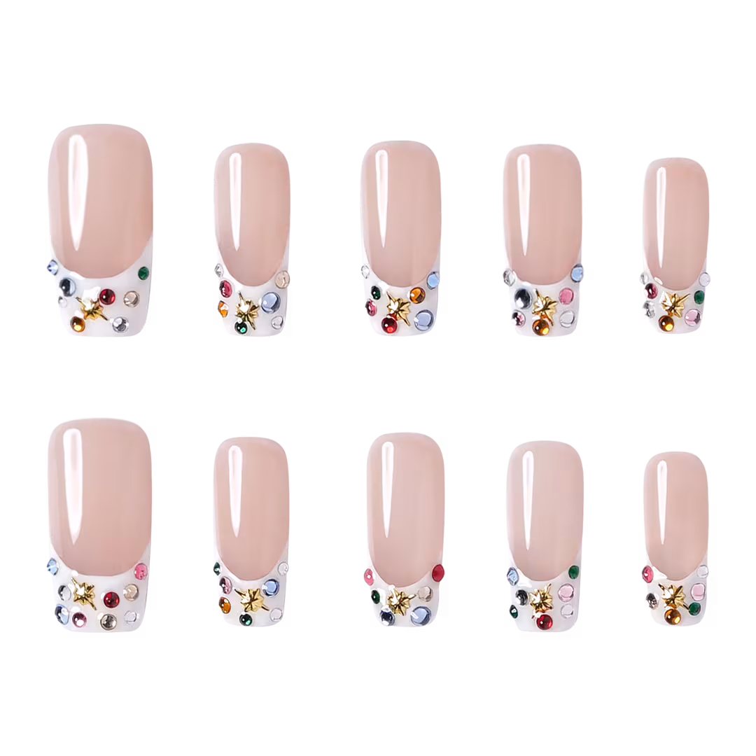 3H Nails  Las Vegas - Medium Square Press-On Nails