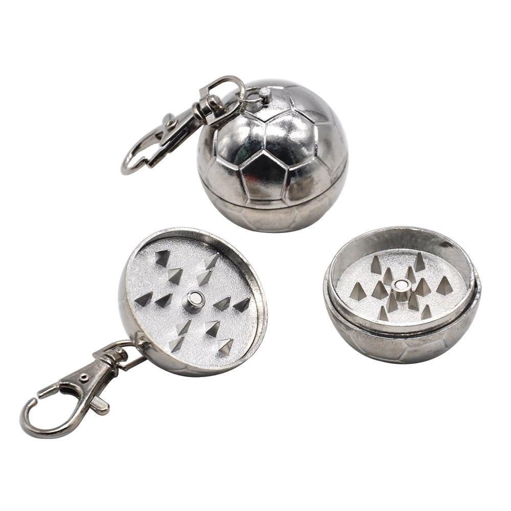 Football Keychain Weed Grinder 2 Layer