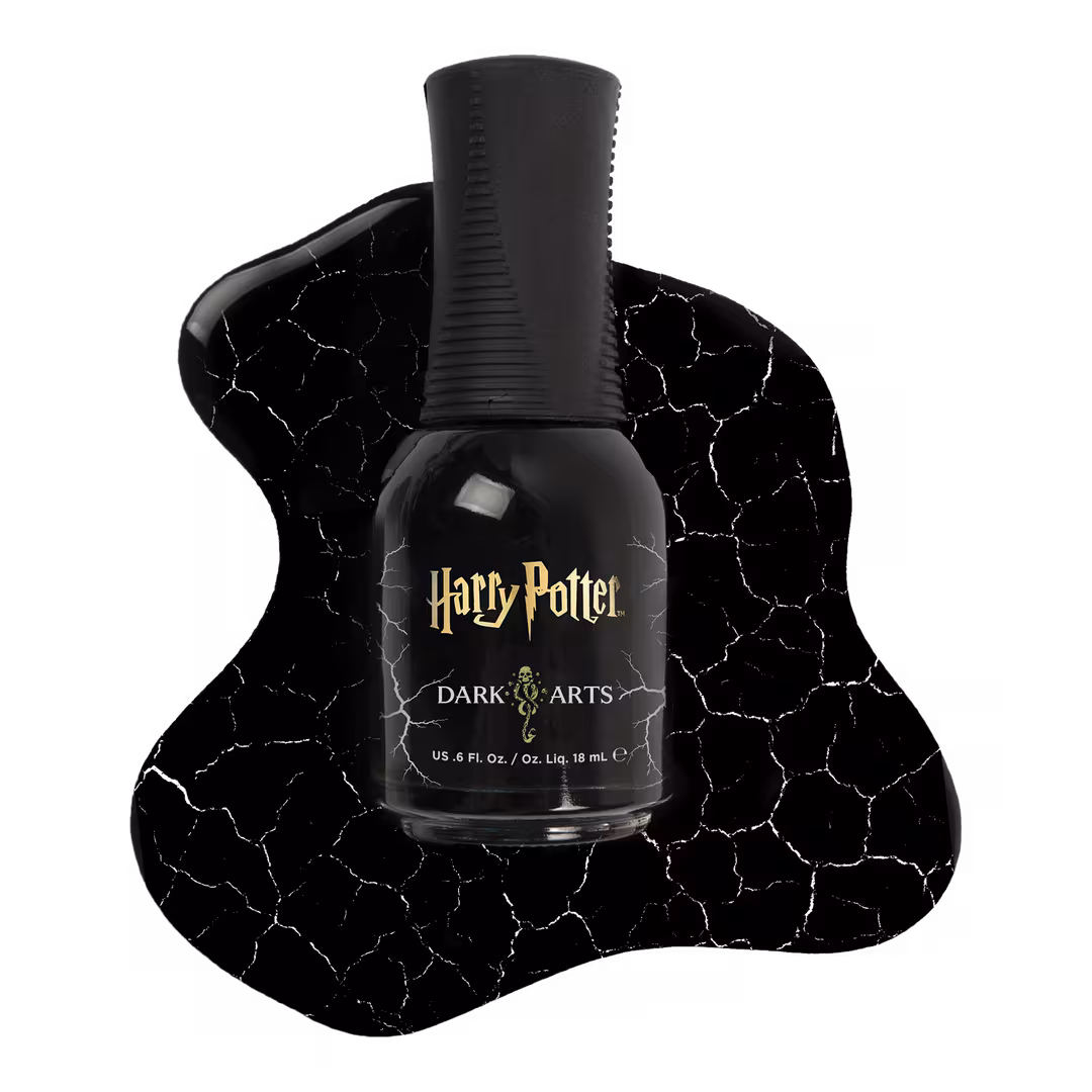 Orly  Harry Potter Dark Arts Matte Black Crackle Topper