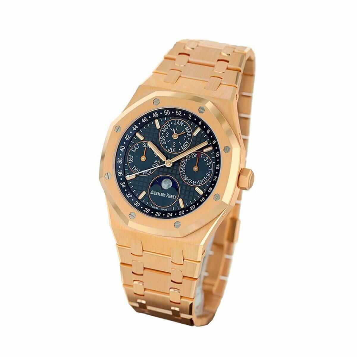 AP Rose Gold Blue Dial Replica