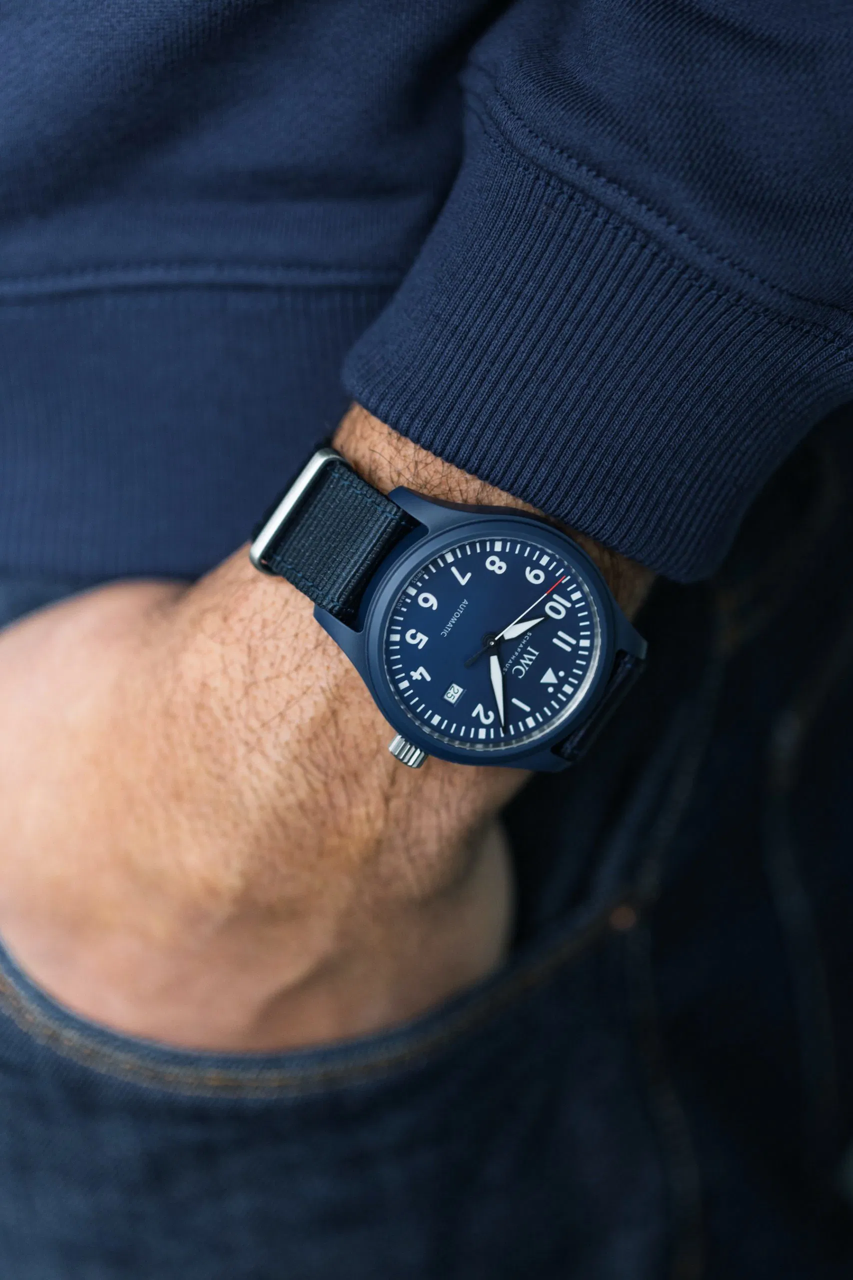 IWC Schaffhausen Pilots watch automatic edition laureus sport for good iw328101