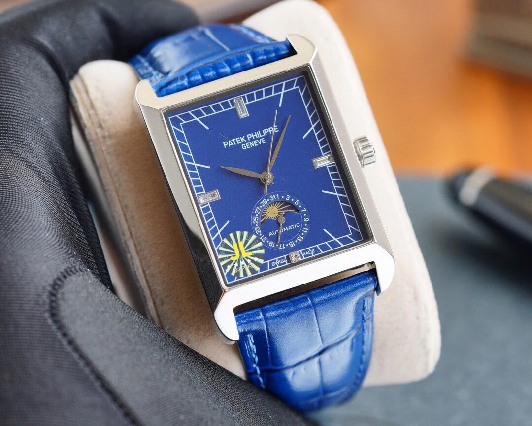 Patek Watch  GODOLO 5112 WHITE GOLD LEATHER