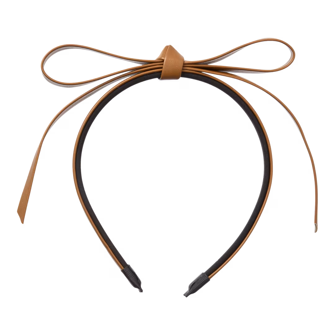 Conair Accessories  Faux Leather Bow Headband