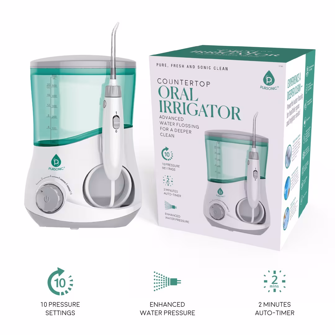 PURSONIC  Professional Counter Top Oral Irrigator Water Flosser