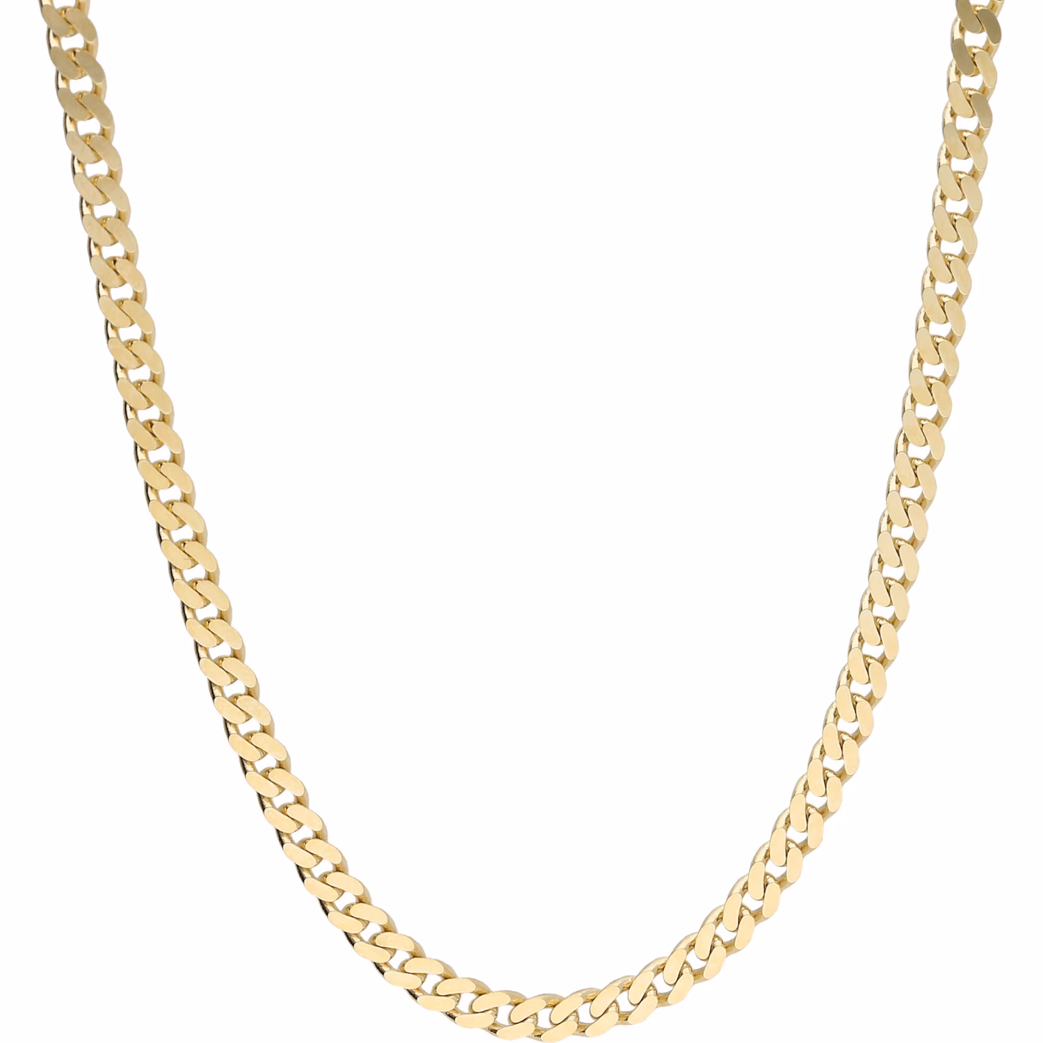 Kette Panzerkette, massiv, Gold 585