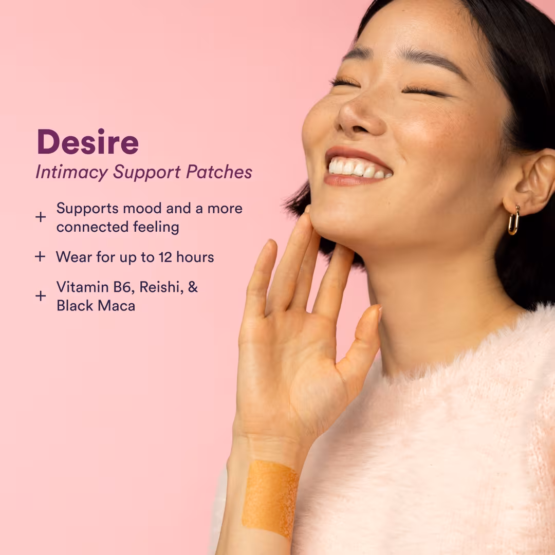 The Good Patch  Desire Intimacy Support Patches with Reishi Extract & Black Maca