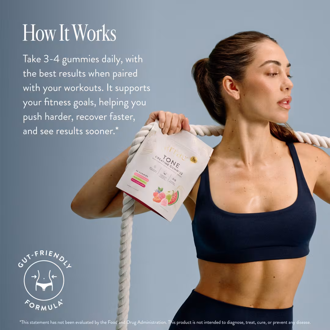 arrae  Tone: Creatine Body Composition Gummies Multi-Flavor Variety Pack