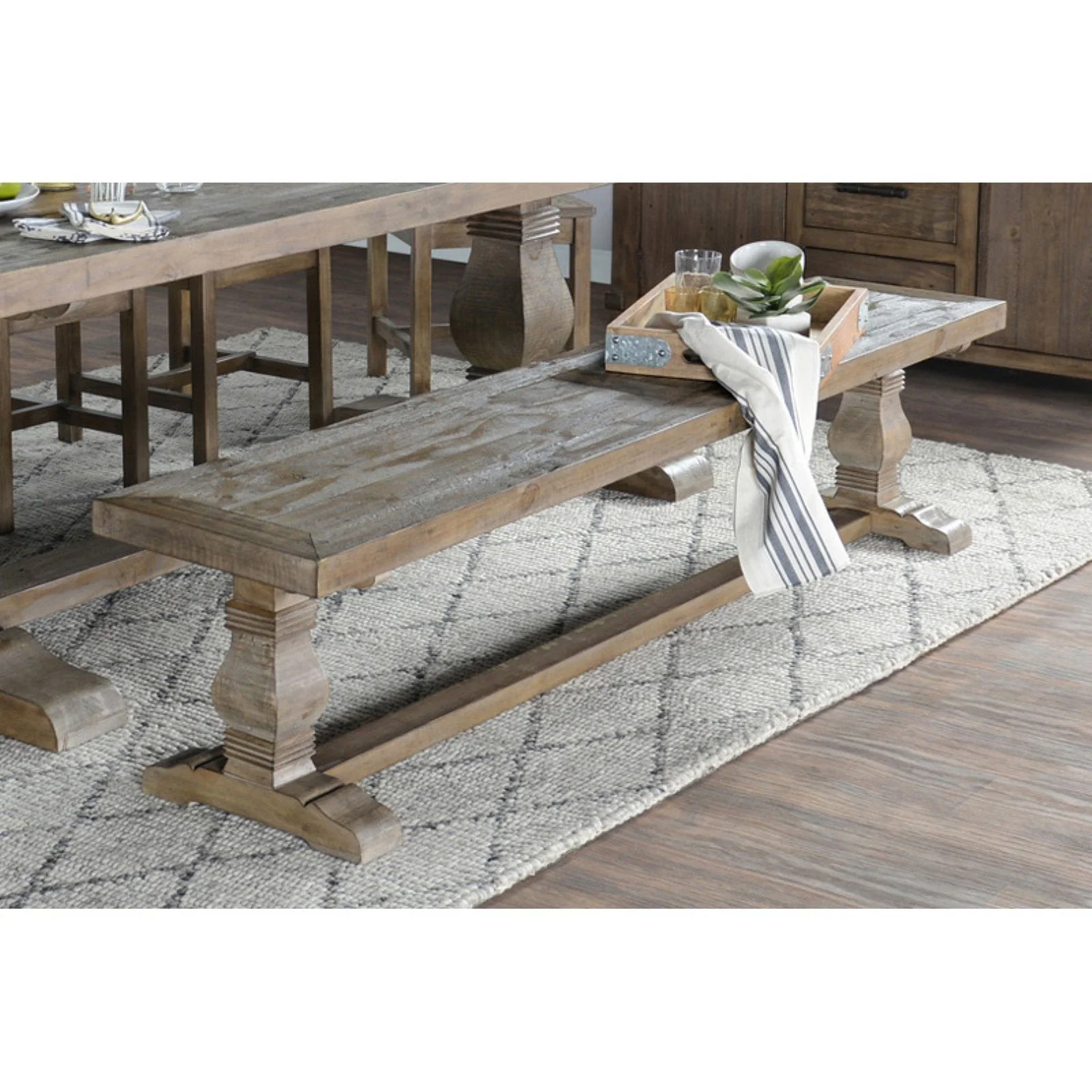Kosas Home Quincy Backless Dining Bench