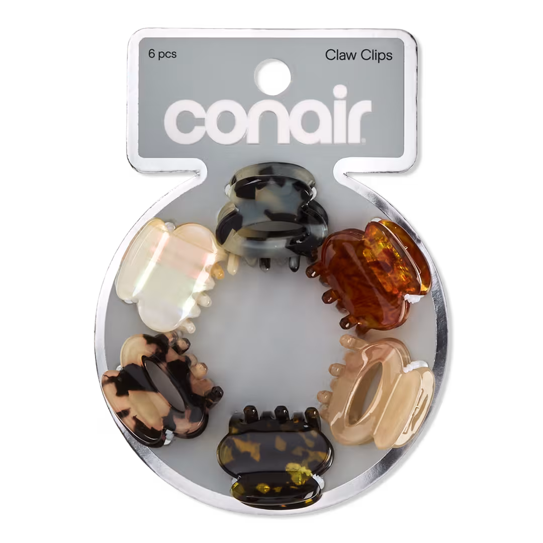 Conair Accessories  Claw Clips 6 Piece