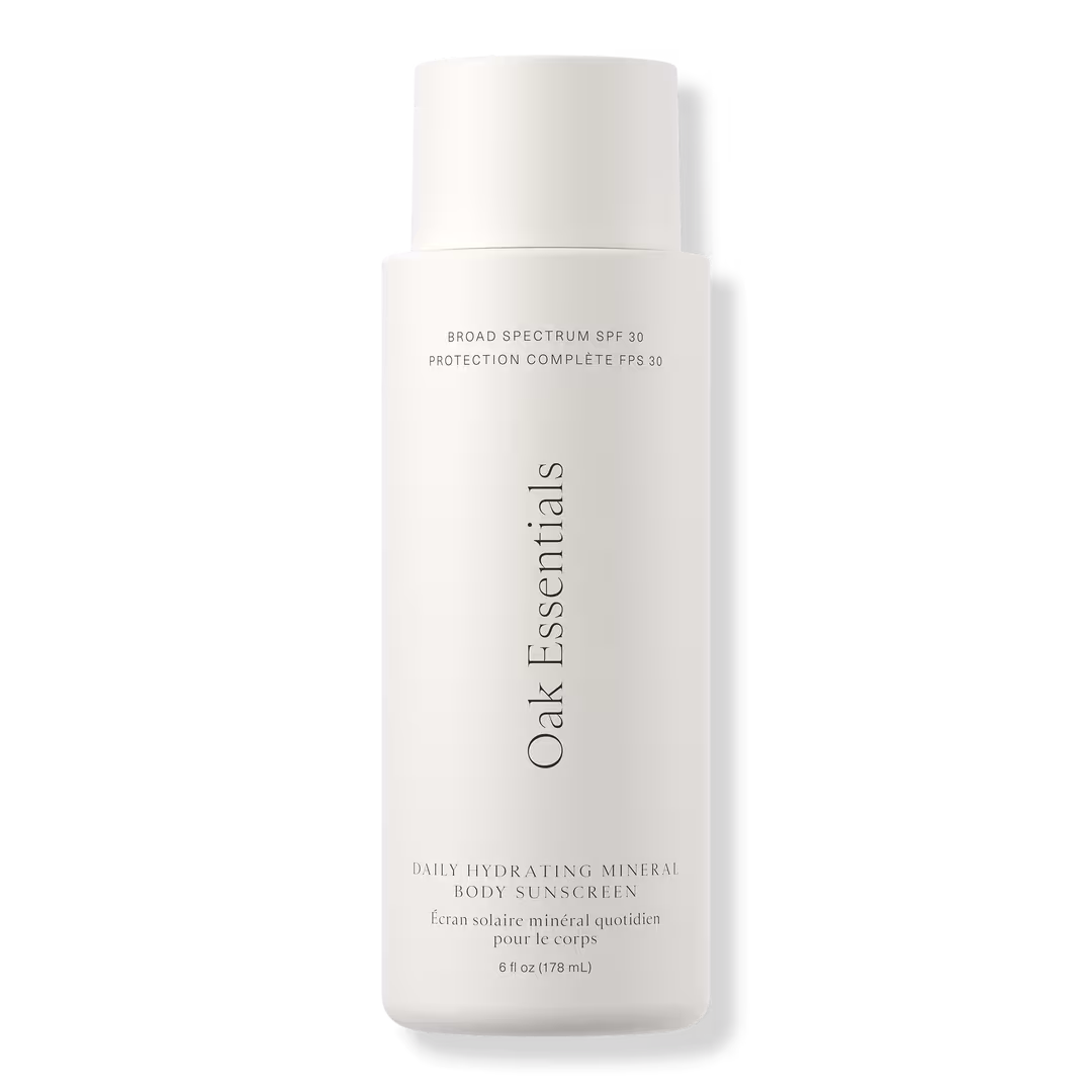 Oak Essentials  Daily Hydrating Mineral Body Sunscreen Broad Spectrum SPF 30