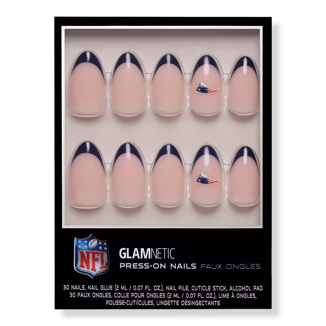 Glamnetic x Fanatics Nail  New England Patriots Press-On Nails