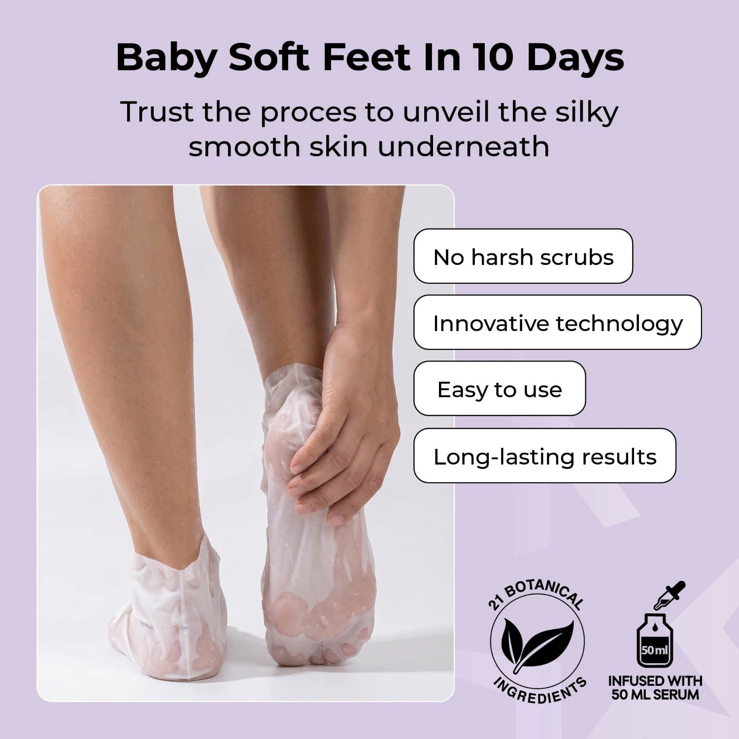 Magic Hour™ Exfoliating Double-Layer Foot Mask Sock