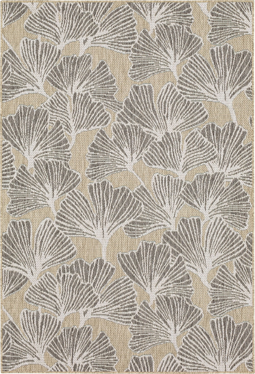 Mohawk Home Jade Butterfly Outdoor Area Rug, Beige, 5' 3